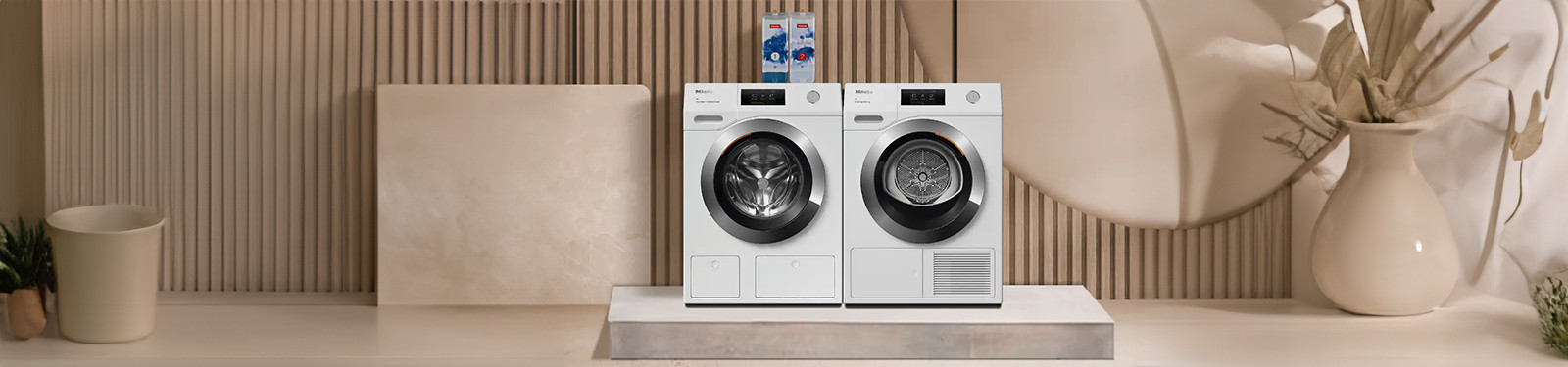 Miele wasmachine en wasdroger