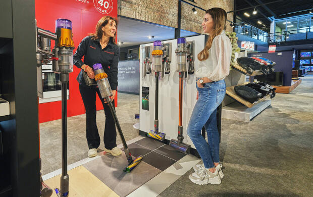 Dyson steelstofzuiger bij Lunenburg