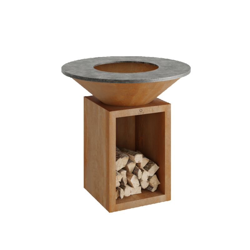 Ofyr buitenkeuken Classic Storage Corten 100