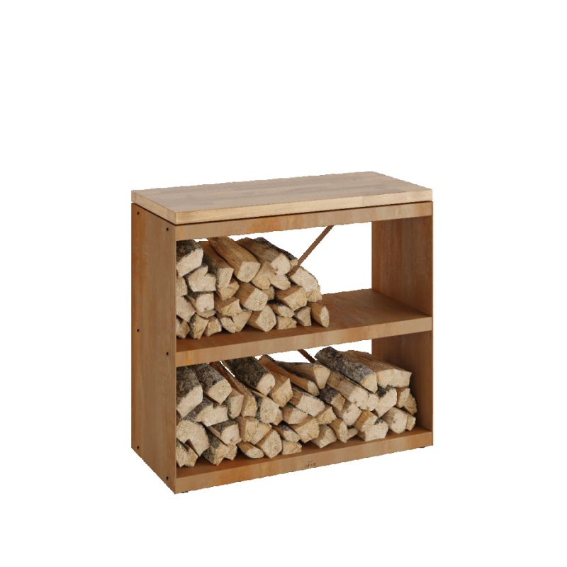 Ofyr Wood Storage Corten Dressoir