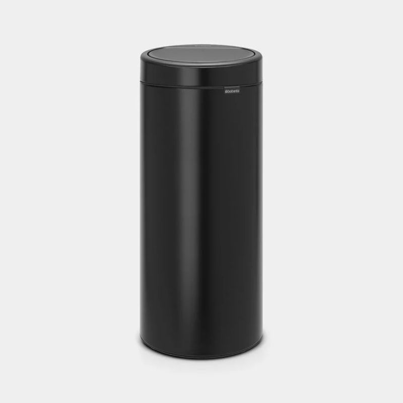 BRABANTIA touch prullenbak Touch Bin afvalemmer 30 liter met kunststof binnenemmer