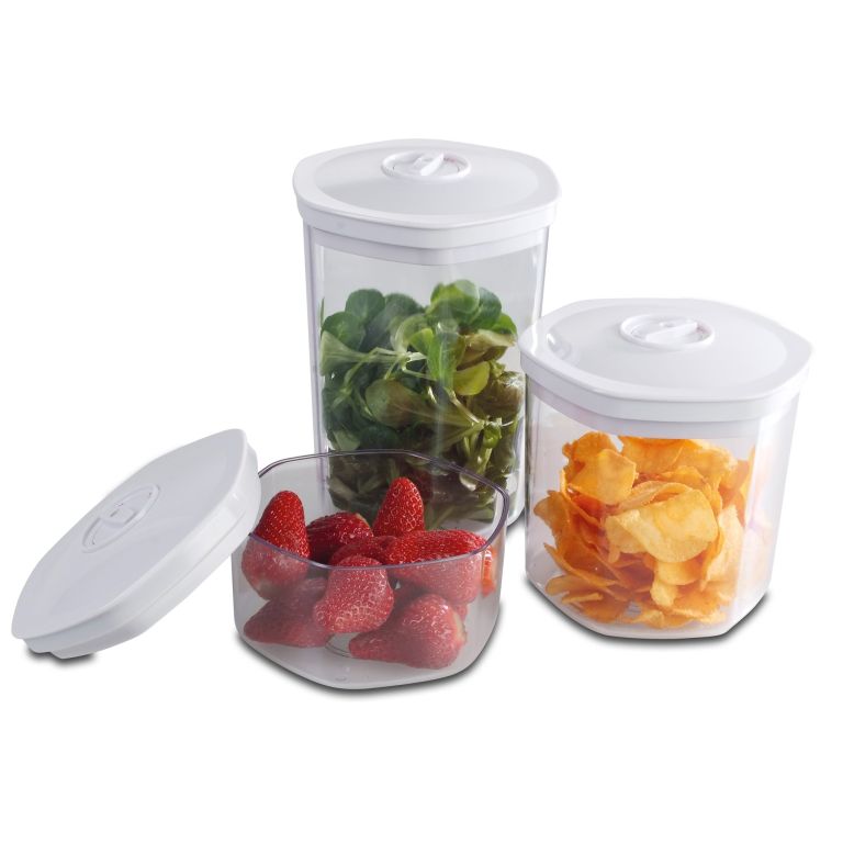Solis vacuumsysteem bewaar container set 3st.