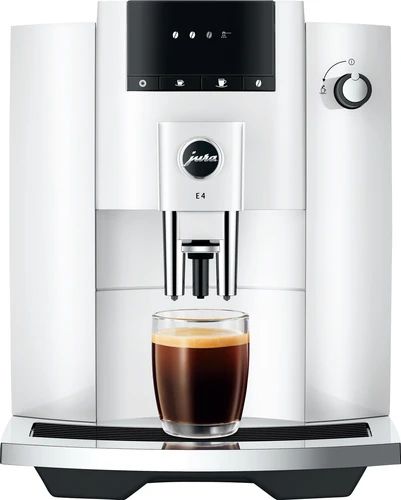 JURA volautomatische koffiemachine bonen E4 Piano White (EA)