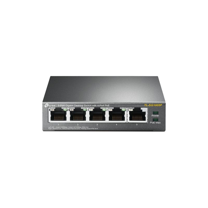 TP-Link switch 5-Port met 4 PoE-Ports