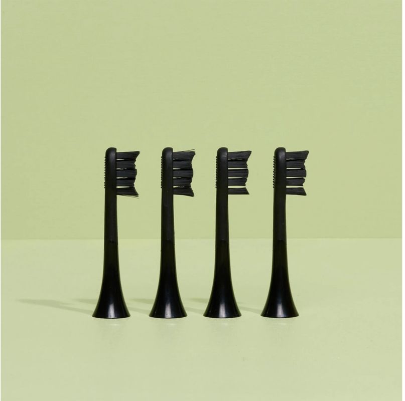 Boombrush elektrische tandenborstel Fourpack Brushheads black regular