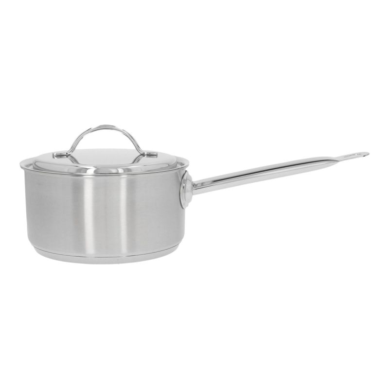 Demeyere Resto 3 Steelpan 18 cm met deksel - zijkant