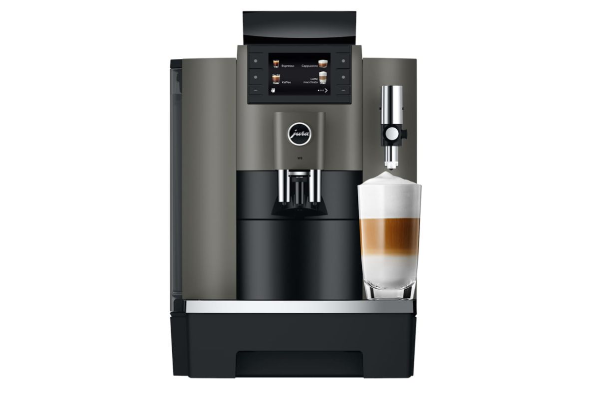 JURA volautomatische koffiemachine bonen W8 Dark Inox (EA)