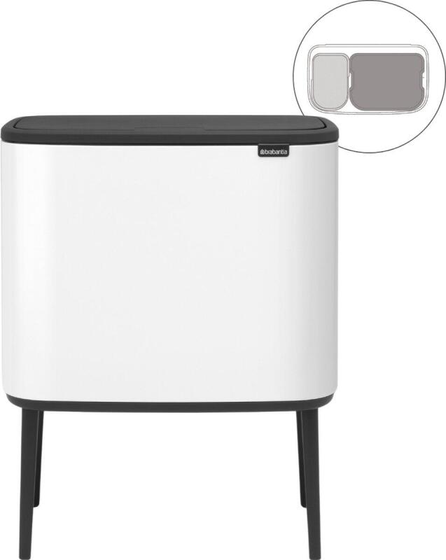 BRABANTIA touch prullenbak bo touch bin white
